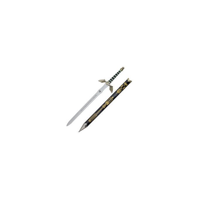 Altri Spada Ornamentale The Legend Of Zelda Master Link Lama Bamboo Fodero Legno