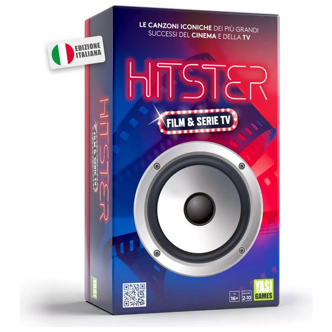 Rocco Giocattoli Hitster Gioco da Tavolo Musicale Film e Serie TV 308 Carte 2-10 Giocatori 16+