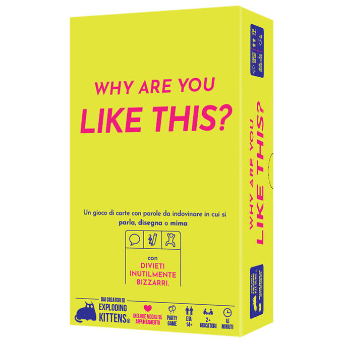 Asmodee Why Are You Like This? Gioco da Tavolo Edizione Italiana