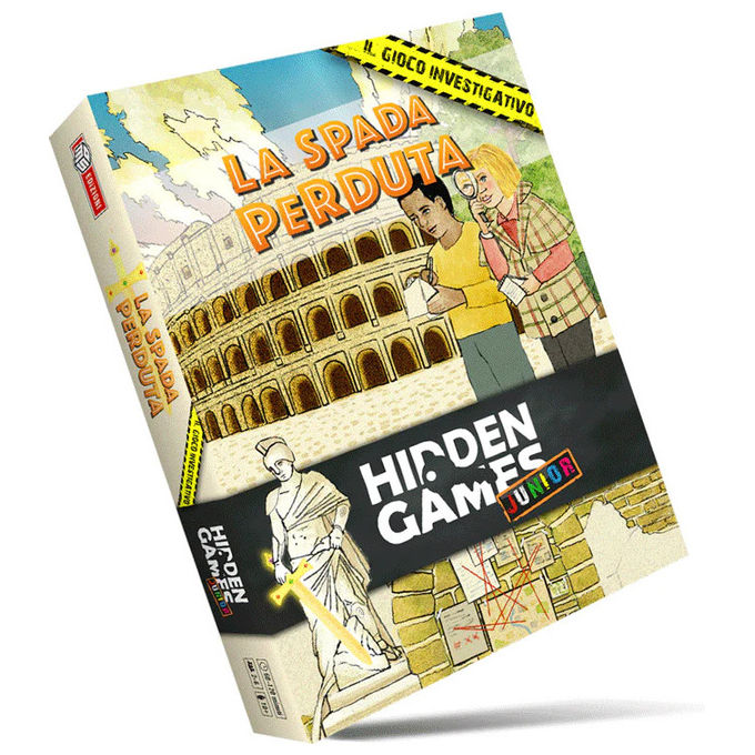 MS Edizioni Hidden Games Junior La Spada Perduta Gioco Investigativo Italiano 1-6 Giocatori