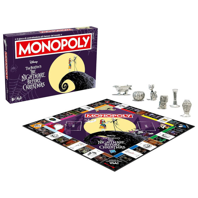 Winning Moves Monopoly Nightmare Before Christmas Gioco da Tavolo