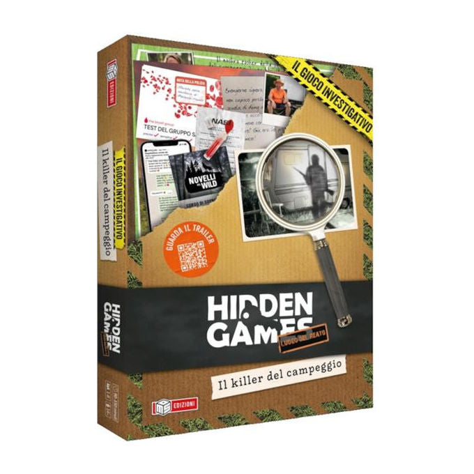 MS Edizioni Hidden Games Il Killer del Campeggio Gioco da Tavolo Investigativo
