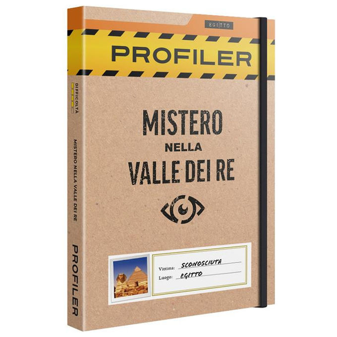 MS Edizioni Profiler Mistero Nella Valle Dei Re Gioco da Tavolo Italiano 1-6 Giocatori