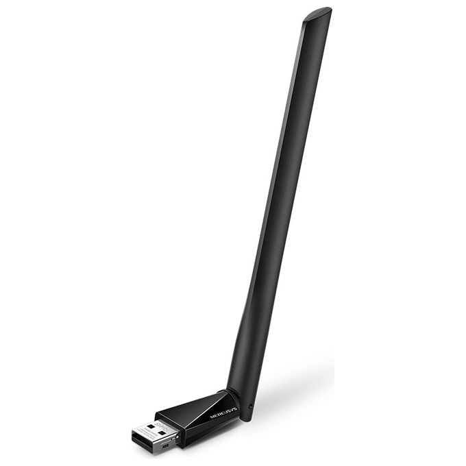 Mercusys Adattatore USB Wireless Dual Band AC650 Antenna 5dBi