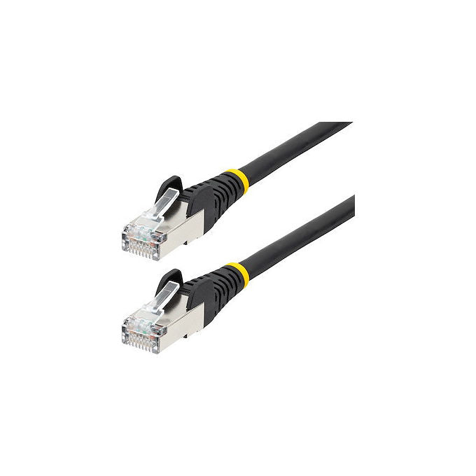 StarTech.com Cavo Ethernet CAT 6a 7m Nero LSZH RJ45 Antigroviglio