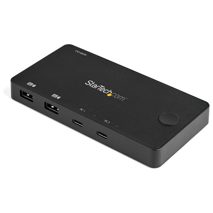 StarTech.com Switch KVM USB-C 2 Porte HDMI 4K 60Hz con Power Delivery 100W