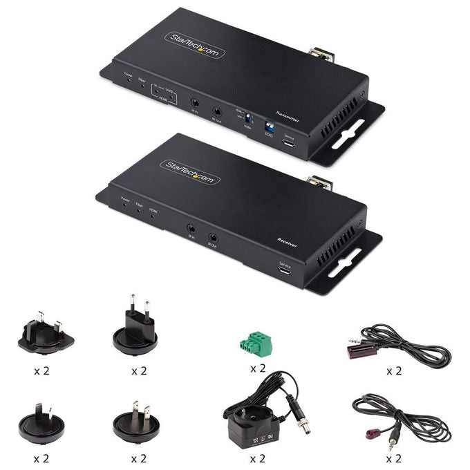 StarTech.com Kit Extender HDMI Fibra Ottica LC 4K 60Hz Fino a 1km Single Mode