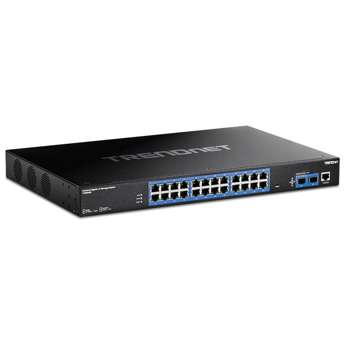 Trendnet Switch di Rete Gestito 24 Porte Gigabit Ethernet TI-RG262I Montaggio Rack Nero