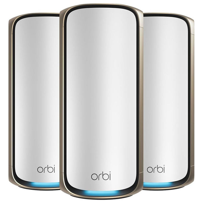 Netgear Orbi 970 Satellite Mesh Quad-Band WiFi 7 Grigio