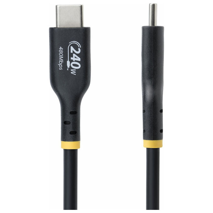 StarTech.com Cavo USB-C 3m 240W PD EPR USB 2.0 Rivestimento TPE Nero