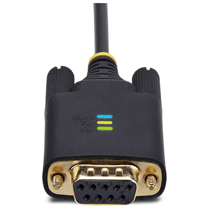 StarTech.com Adattatore Seriale USB a Null Modem FTDI RS232 2m Nero