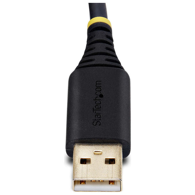 StarTech.com Adattatore Seriale USB a Null Modem FTDI RS232 2m Nero