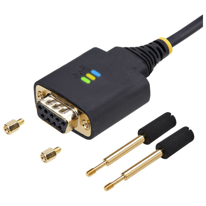 StarTech.com Adattatore Seriale USB a Null Modem FTDI RS232 2m Nero