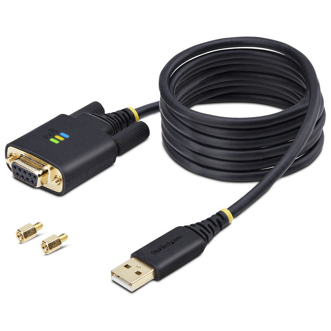 StarTech.com Adattatore Seriale USB a Null Modem FTDI RS232 2m Nero