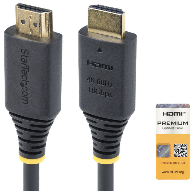 StarTech.com Cavo HDMI Alta Velocita' 1m 4K 60Hz Certificato Premium