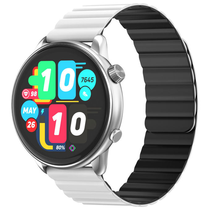 IMIKI Smartwatch TG2 46mm Display AMOLED 1.43'' Touchscreen Argento