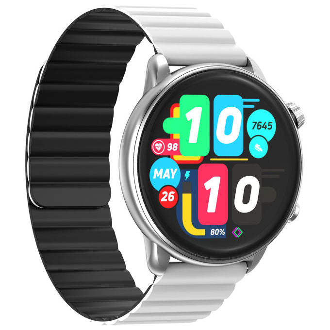 IMIKI Smartwatch TG2 46mm Display AMOLED 1.43'' Touchscreen Argento