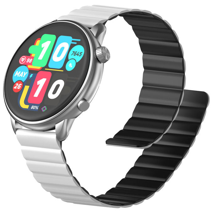 IMIKI Smartwatch TG2 46mm Display AMOLED 1.43'' Touchscreen Argento