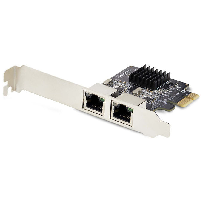 StarTech.com Scheda di Rete Gigabit PCIe 2 Porte Adattatore LAN PCI Express