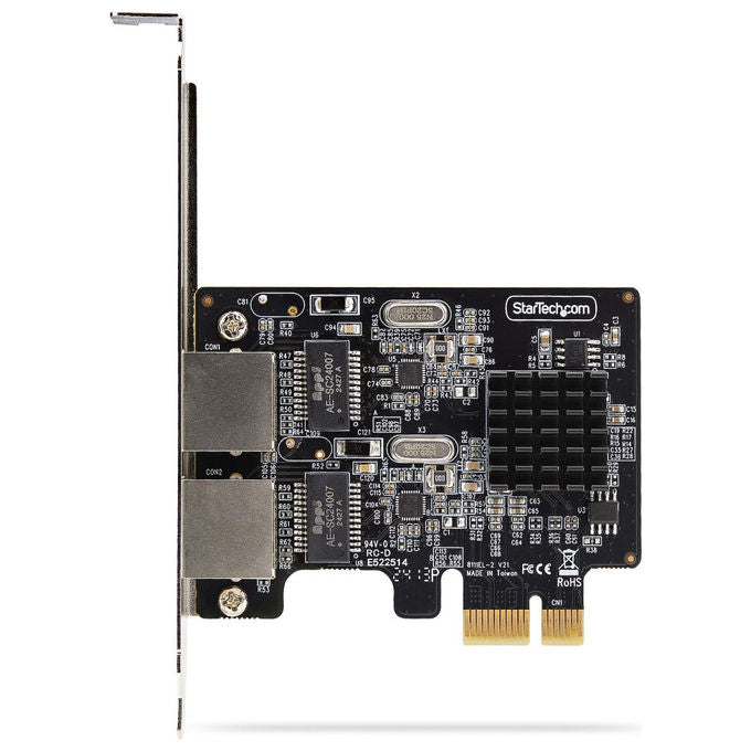 StarTech.com Scheda di Rete Gigabit PCIe 2 Porte Adattatore LAN PCI Express
