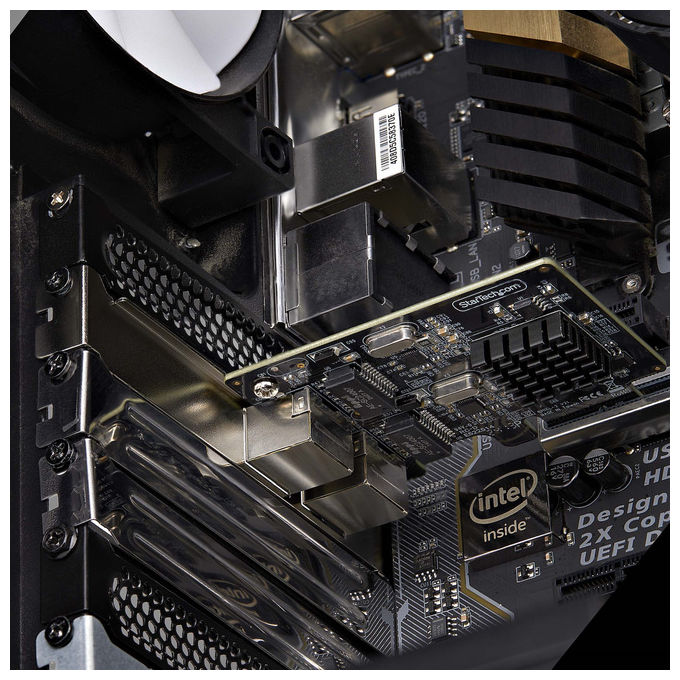 StarTech.com Scheda di Rete Gigabit PCIe 2 Porte Adattatore LAN PCI Express