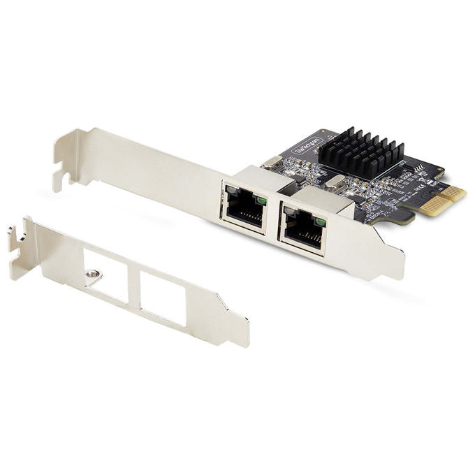 StarTech.com Scheda di Rete Gigabit PCIe 2 Porte Adattatore LAN PCI Express