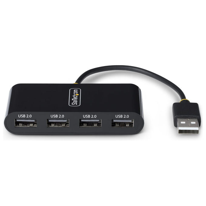 StarTech.com Hub USB 2.0 4 Porte Splitter Portatile Alimentato da Bus
