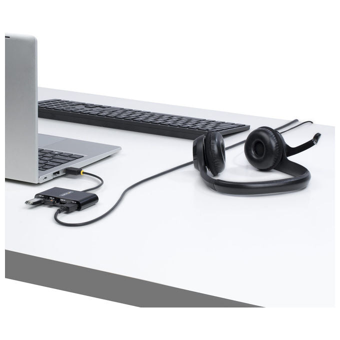 StarTech.com Hub USB 2.0 4 Porte Splitter Portatile Alimentato da Bus