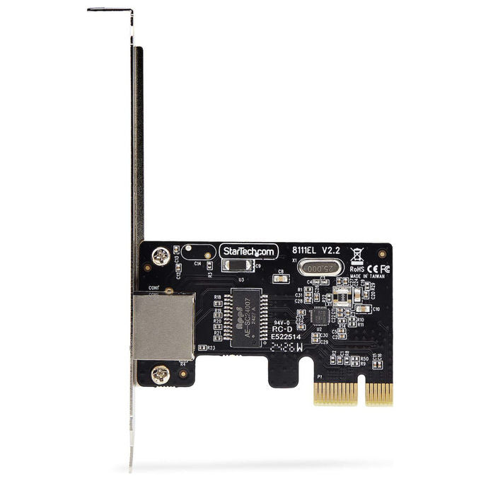 StarTech.com Scheda di Rete Gigabit PCIe 1 Porta Adattatore LAN PCI Express Realtek RTL8111H