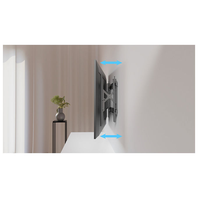 Multibrackets Supporto TV a Parete Nero 218 m (86'') 43''-86