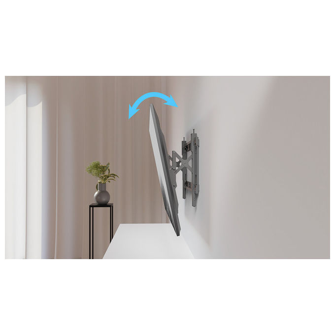 Multibrackets Supporto TV a Parete Nero 218 m (86'') 43''-86