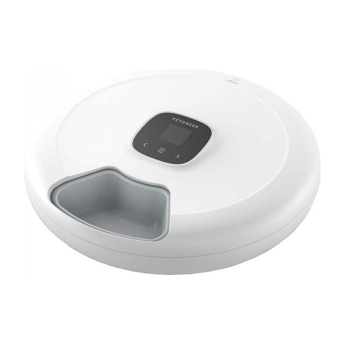 Petoneer NutriSpin, Mangiatoia Intelligente per Animali, 6 Scomparti, 6 x 120g
