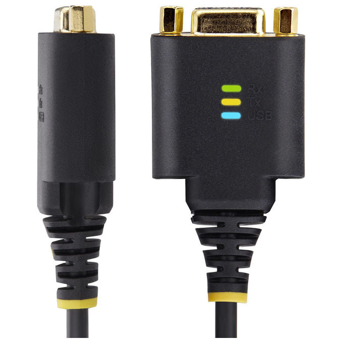 StarTech.com Cavo Adattatore Usb Seriale Null Modem 30cm Usb-A a Db9 Rs232 Com
