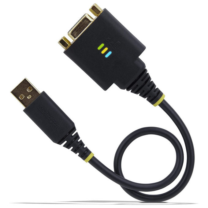 StarTech.com Cavo Adattatore Usb Seriale Null Modem 30cm Usb-A a Db9 Rs232 Com