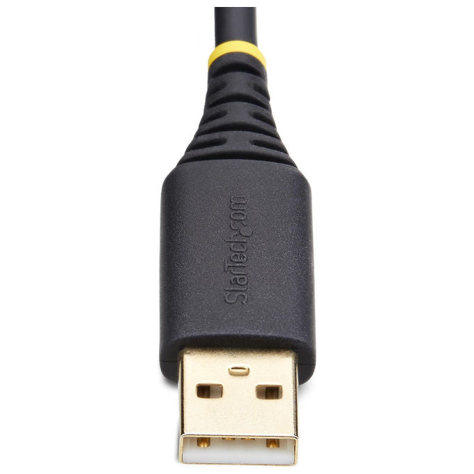 StarTech.com Cavo Adattatore USB Seriale 30 cm USB-A a DB9 RS232 Nero