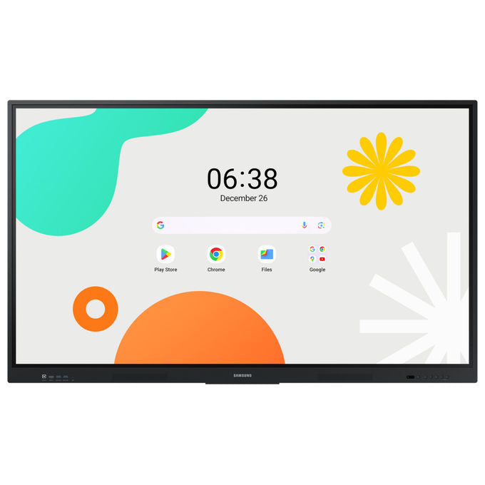 Samsung Lavagna Interattiva Touchscreen WA75F 75 Pollici 4K UHD Nero