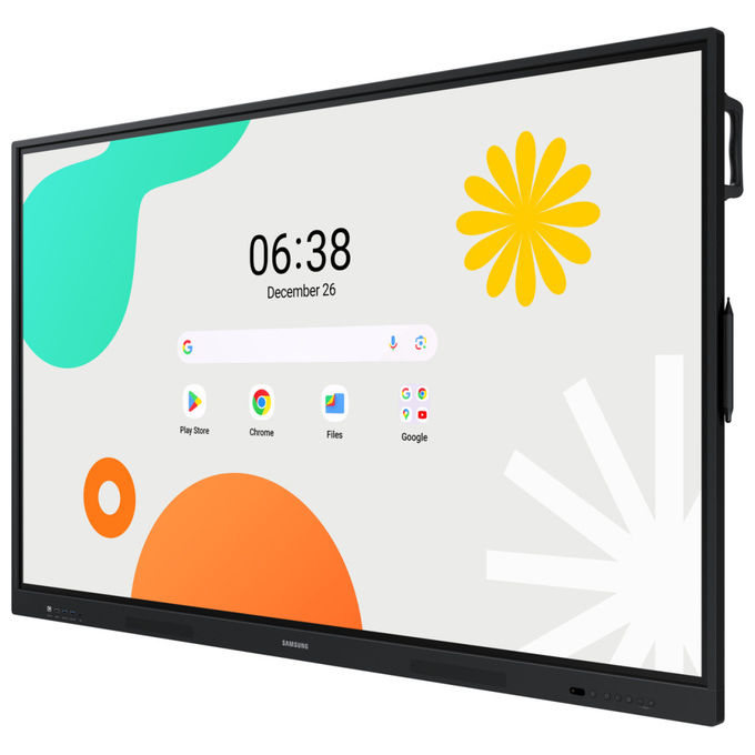 Samsung Lavagna Interattiva Touchscreen WA75F 75 Pollici 4K UHD Nero