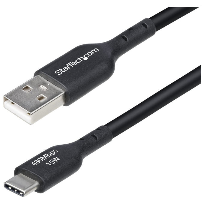 StarTech.com Cavo USB-A a USB-C 4m Ricarica Rapida USB 2.0 Nero