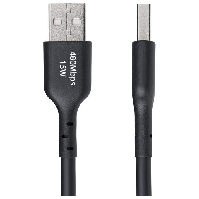 StarTech.com Cavo USB-A a USB-C 4m Ricarica Rapida USB 2.0 Nero