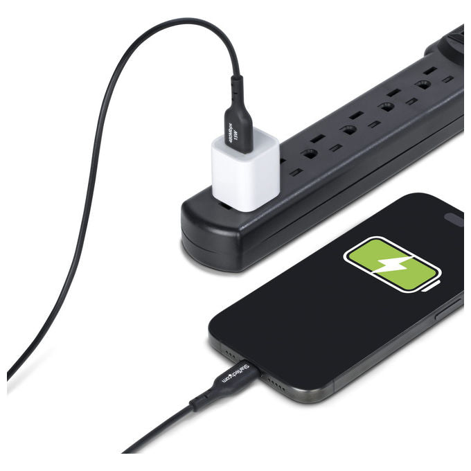 StarTech.com Cavo USB-A a USB-C 4m Ricarica Rapida USB 2.0 Nero