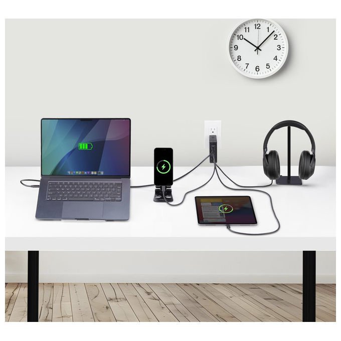 StarTech.com Caricatore USB-C 140W 3x USB-C 1x USB-A Adattatore Alimentazione GaN PD 3.1