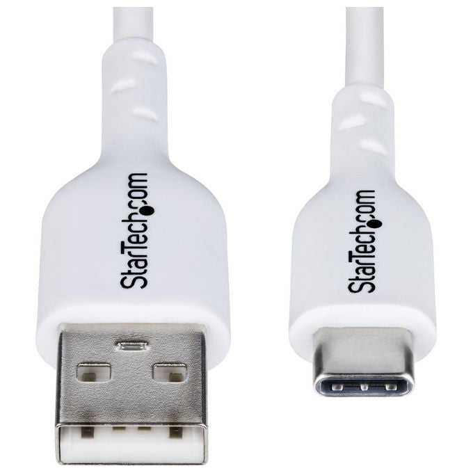 StarTech.com Cavo USB Da USB-A a USB-C 1m Ricarica e Sincronizzazione Bianco