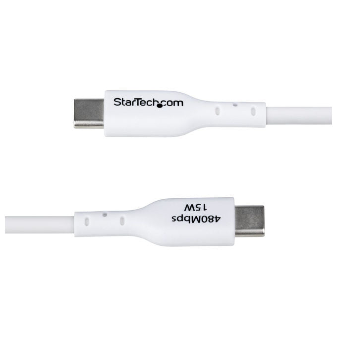StarTech.com Cavo USB-A a USB-C 2m Ricarica Rapida Bianco