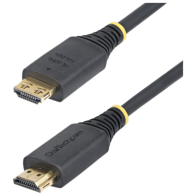 StarTech.com Cavo HDMI 2.0 1.8m 4K 60Hz HDR10 Connettori a Scatto Nero
