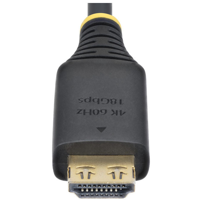 StarTech.com Cavo HDMI 2.0 1.8m 4K 60Hz HDR10 Connettori a Scatto Nero