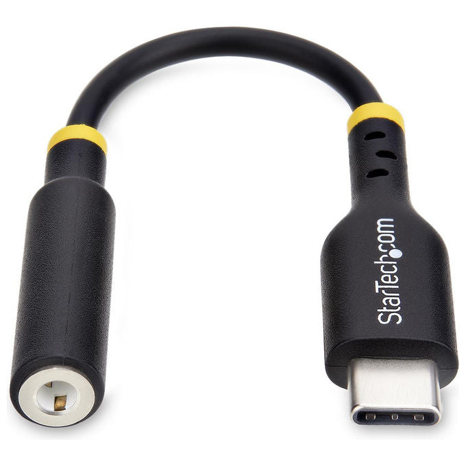 StarTech.com Adattatore Audio USB-C Jack 3.5mm Dongle Type-C DAC Hi-Fi 32 bit Nero