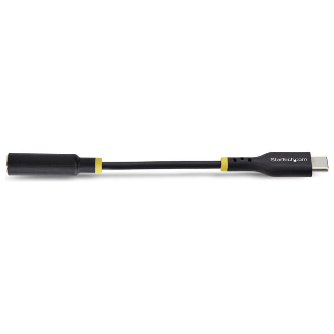 StarTech.com Adattatore Audio USB-C Jack 3.5mm Dongle Type-C DAC Hi-Fi 32 bit Nero