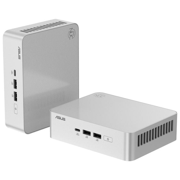 Asus NUC 15 Pro+ Argento, Mini PC Barebone, Intel Core Ultra 7 255H, DDR5