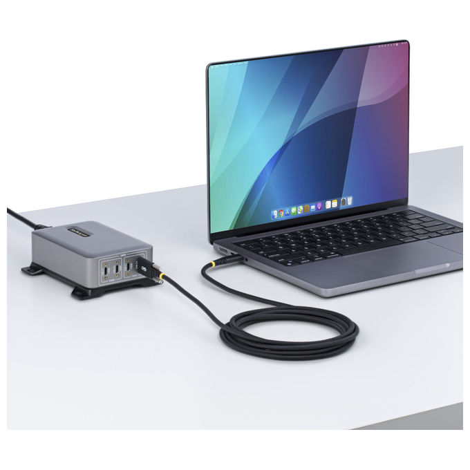 StarTech.com Cavo USB-C 3m Ricarica 240W Chiusura a Vite Laterale
