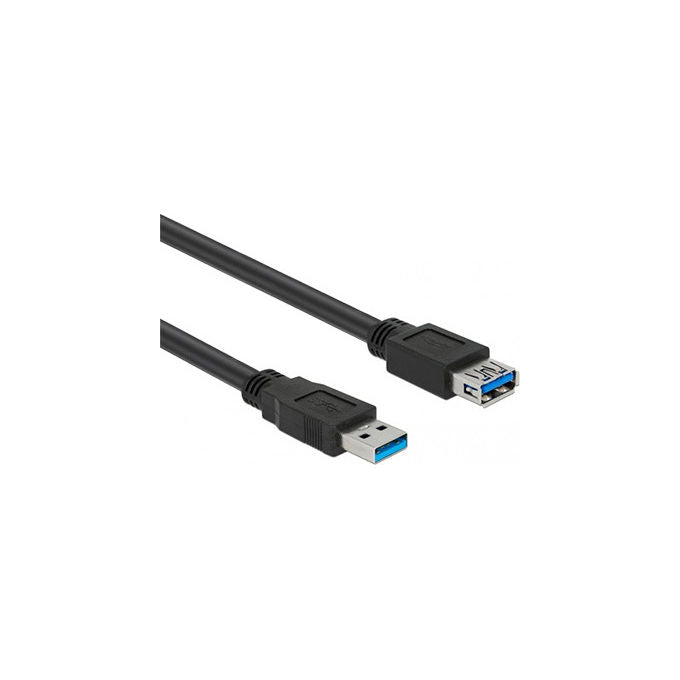 Hamlet Cavo USB 3.2 Gen 1 USB A Nero 1 m